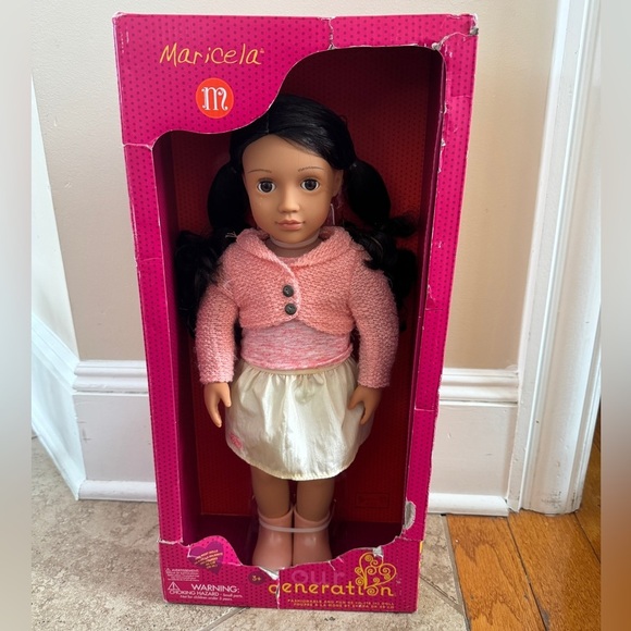 Our Generation Other - NWT Our Generation Maricela Doll with Pink and White Outfit Girls Toddler